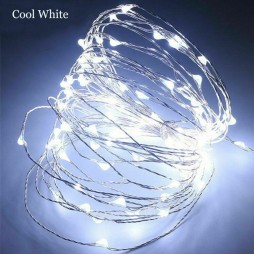 Series of led lights battery copper wire
