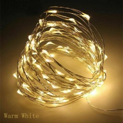 Series of led lights battery copper wire