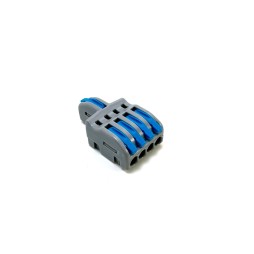Connectors for electrical cables 2-3-4-5 pin wires with self-locking clamps