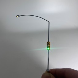 Street lamp + Traffic light 3 signals in H0 / 00 scale with SMD micro LED model train railway model railway
