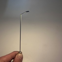 Street lamp light in H0 scale with SMD micro LED for dioramas