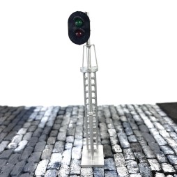 Traffic light 2 signals in 0 scale with SMD micro LED model train railway model railway