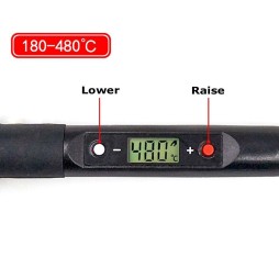Saldatore digitale a stagno 80 watt con temperatura regolabile