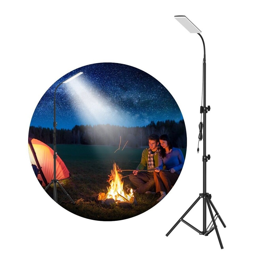 LED Camping Light Telescopic Lamp Bright Outdoor Tripod Light