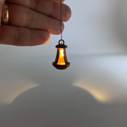 Palestinian Lantern for cribs and dioramas with micro led