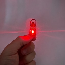 Lanterna per presepi e diorami con microlampada led
