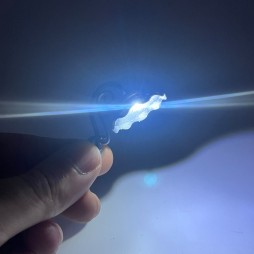 Wall lamp for cribs and dioramas with micro led