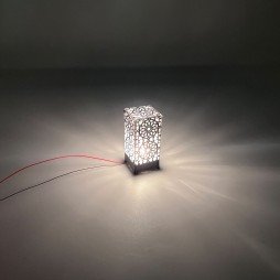 Lanterna Araba per presepi e diorami con microlampada