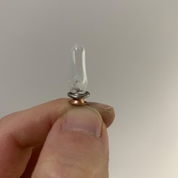 Candle whit micro led fire effect