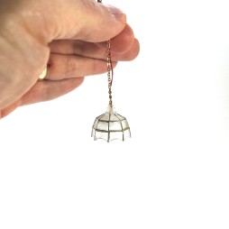 Chandelier for cribs and dioramas with micro lamp