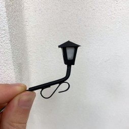 Lanterna lunga 3,5 cm per presepe con microlampada led